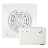 Вытяжной вентилятор Soler Palau KIT SILENT-100 CZ 12V + CT-12/14 R