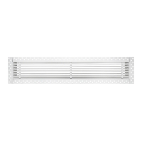 Вентиляционная решетка Brofer FUTURE 10 белая (600x125 мм)