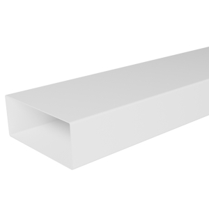 Воздуховод плоский пластиковый ЭРА 922ВП (220х90 мм/0,5 м)