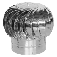 Дефлектор под канал для усиления тяги ТД-125-н (125 мм)