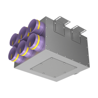 Присоединительная коробка Provent KV 200/90×6 на 6 выходов
