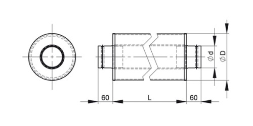 Шумоглушитель 400/1,0
