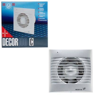Накладной вентилятор Soler Palau DECOR-100C Silver