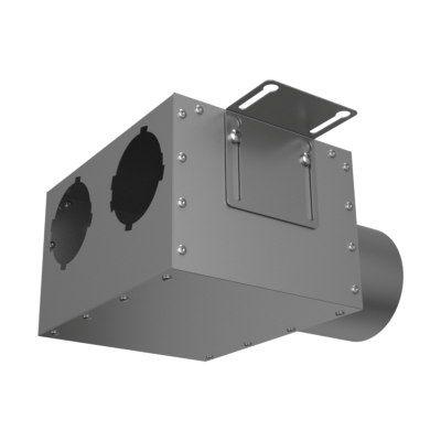 Присоединительная коробка Provent VPD 125/90×2 на 2 выхода, прямая круглая