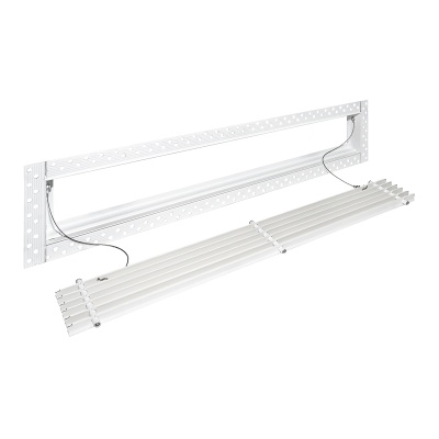 Вентиляционная решетка Brofer FUTURE 10 белая (500x150 мм)