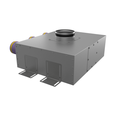 Присоединительная коробка Provent KVN 125/75×6 на 6 выходов, узкая