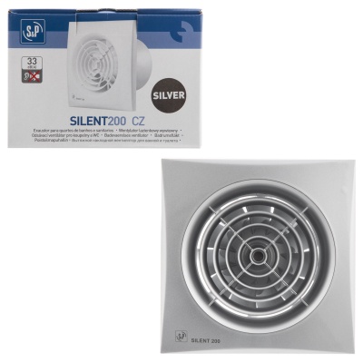 Вытяжной вентилятор Soler Palau SILENT-200 CZ SILVER