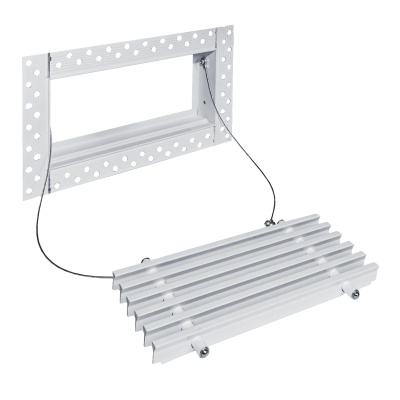 Вентиляционная решетка Brofer FUTURE 10 белая (300x100 мм)