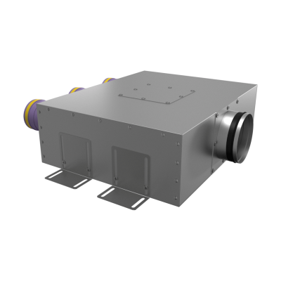 Присоединительная коробка Provent KVN 125/75×6 на 6 выходов, узкая