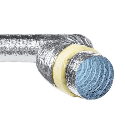 Воздуховод шумоизолированный гибкий антибактериальный AFS SONOAFS ALU Hygiene (102 мм/10 м)