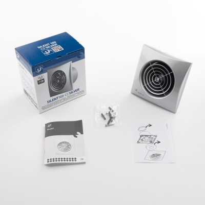 Накладной вентилятор Soler Palau SILENT-100 CZ SILVER