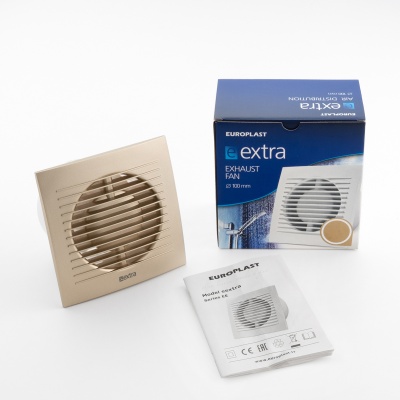 Вытяжной вентилятор Europlast EE100G золото