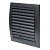 Вентиляционная решетка пластиковая Europlast N12RA, антрацит
