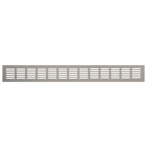 Вентиляционная решетка Благовест 60x500, матовый метал