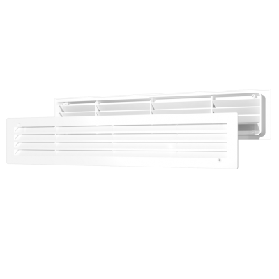 Вентиляционная решетка прямоугольная дверная ЭРА 4513ДП