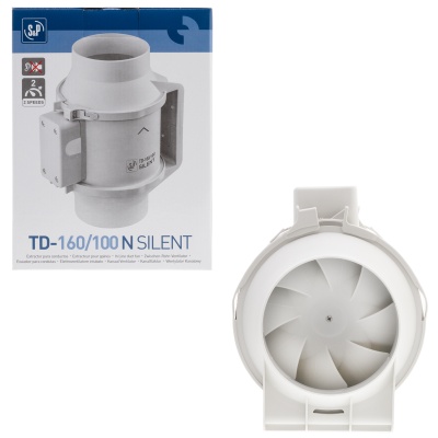 Канальный вентилятор круглый Soler Palau TD-160/100 N Silent