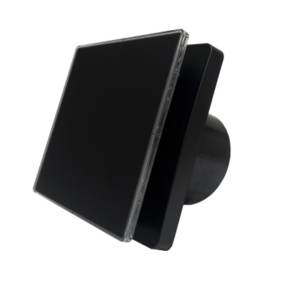 Накладной вентилятор Seicoi SNAD04-01 Matt black glass