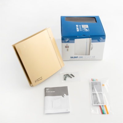 Накладной вентилятор Soler Palau SILENT-200 CZ GOLD DESIGN 4C