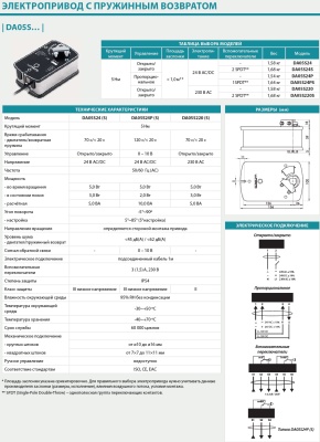 Электропривод Lufberg DA05S220