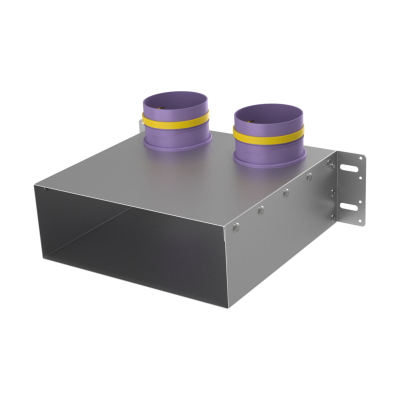 Присоединительная коробка напольная Provent VPF 300×100/90×2 на 2 выхода