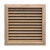 Деревянная вентиляционная решетка, дуб 172x172 Деревянная вентиляционная решетка, дуб 172x172